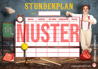 Peppas Stundenplan ist da! Peppas Stundenplan ist da!