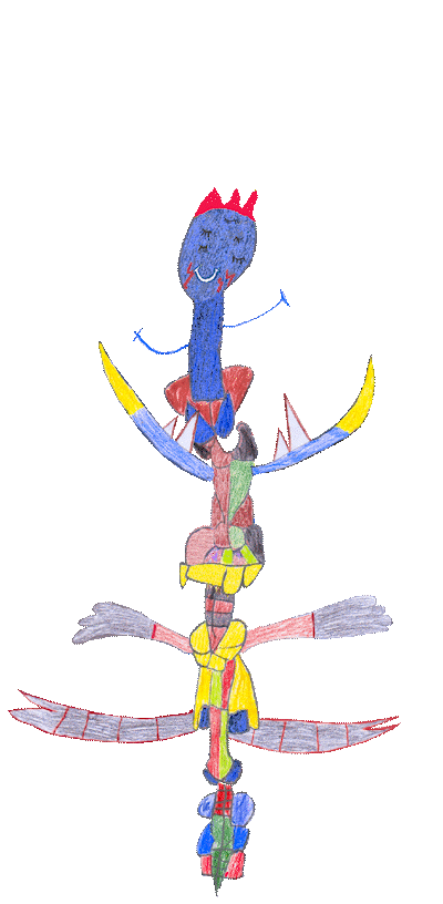 Die Anderen gezeichnet von Kindern