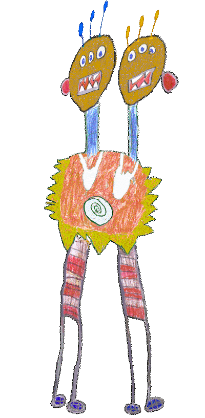 Die Anderen gezeichnet von Kindern