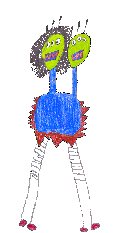 Die Anderen gezeichnet von Kindern